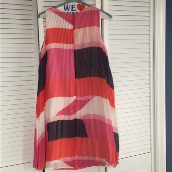 Vince Camuto- worn once - colorful pleated dress - Picture 3 of 3
